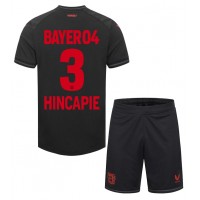 Dres Bayer Leverkusen Piero Hincapie #3 Domaci za djecu 2023-24 Kratak Rukav (+ kratke hlače)